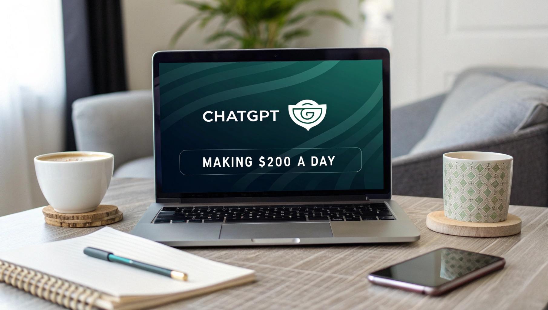 Unlock your potential and start earning $200 a day with the help of ChatGPT in your own digital workspace